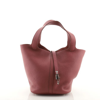 Hermes Picotin Lock Bag Clemence MM