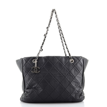 Chanel CC Curvy Tote Quilted Calfskin Medium