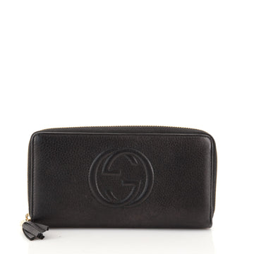 Gucci Soho Zip Around Wallet Leather