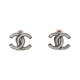 Chanel CC Clip-On Earrings Metal