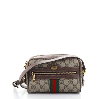Gucci Ophidia Shoulder Bag GG Coated Canvas Mini