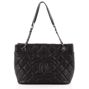 Chanel Timeless CC Soft Tote Quilted Caviar Large