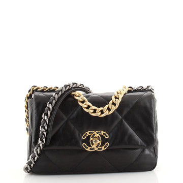 Chanel 19 Flap Bag Quilted Goatskin Medium
