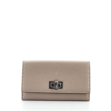 Fendi Selleria Peekaboo Wallet Leather