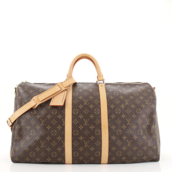 Louis Vuitton Keepall Bandouliere Bag Monogram Canvas 55