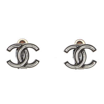 Chanel CC Clip-On Earrings Metal