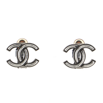 Chanel CC Clip-On Earrings Metal