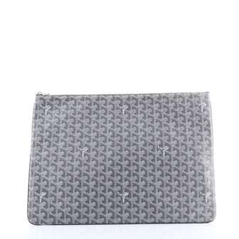 Goyard Senat Zip Pouch Coated Canvas GM