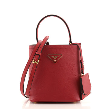 Prada Panier Bucket Bag Saffiano Leather Small