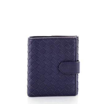 Bottega Veneta French Wallet Intrecciato Leather Compact