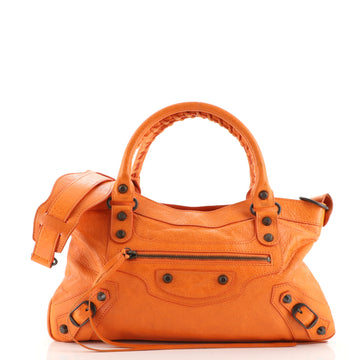 Balenciaga First Classic Studs Bag Leather