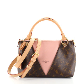 Louis Vuitton V Tote Monogram Canvas and Leather BB