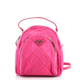 Prada Zaino Backpack Quilted Tessuto
