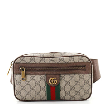 Gucci Ophidia Belt Bag GG Coated Canvas Medium