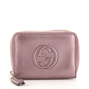 Gucci Soho Zip Card Case Leather