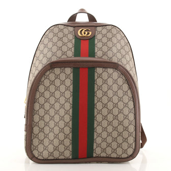 Gucci Ophidia Backpack GG Coated Canvas Medium
