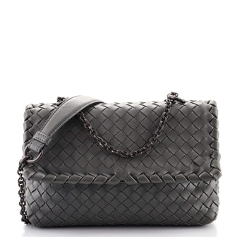 Bottega Veneta Olimpia Crossbody Bag Intrecciato Nappa Baby