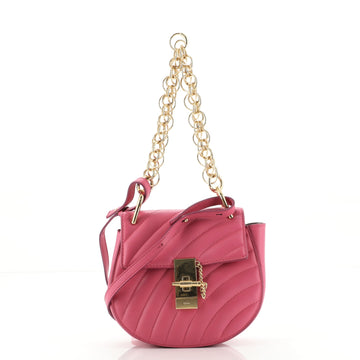 Chloe Drew Bijou Crossbody Bag Quilted Leather Mini