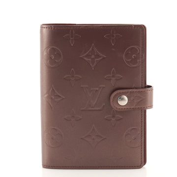 Louis Vuitton Mat Ring Agenda Cover Monogram Vernis PM