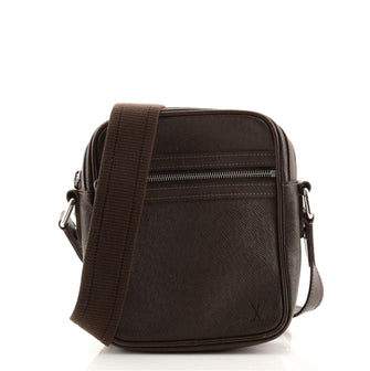 Louis Vuitton Dimitri Messenger Bag Taiga Leather Small