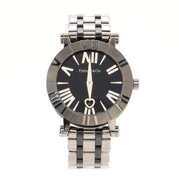 Tiffany & Co. Atlas Quartz Watch Stainless Steel and Ceramic 30