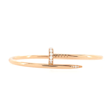 Cartier Juste un Clou Bracelet 18K Rose Gold with Diamonds Classic