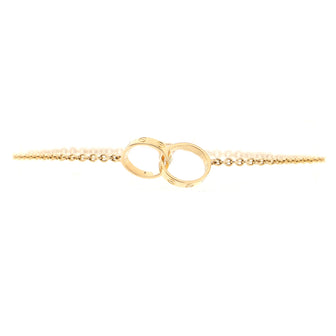 Cartier Love Interlocking Bracelet 18K Yellow Gold