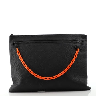 Louis Vuitton A4 Pouch Monogram Taurillon Leather