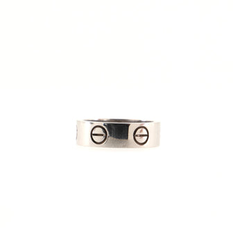 Cartier Love Band Ring 18K White Gold