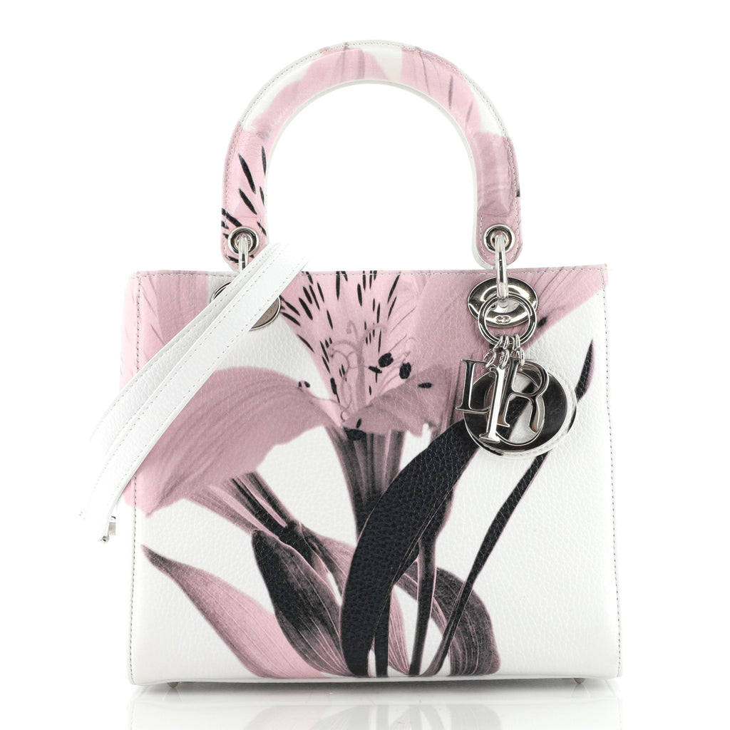 Christian Dior Lady Dior Bag Leather with Floral Applique Mini at 1stDibs  christian  dior floral bag