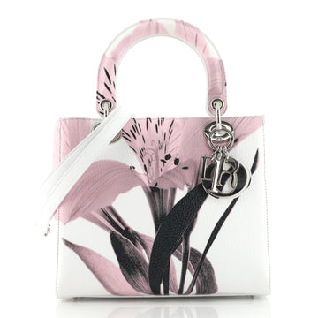 Christian Dior Lady Dior Bag Printed Leather Medium