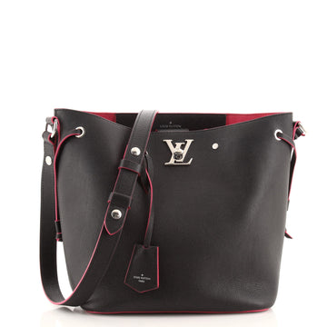 Louis Vuitton Lockme Bucket Bag Leather