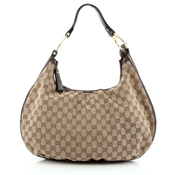 Gucci Interlocking Hobo GG Canvas Medium