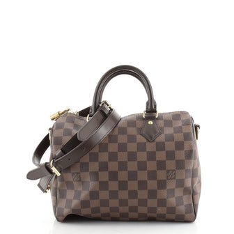 Louis Vuitton Speedy Bandouliere Bag Damier 25
