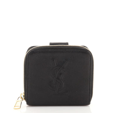 Saint Laurent Belle de Jour Zip Around French Wallet Leather Compact