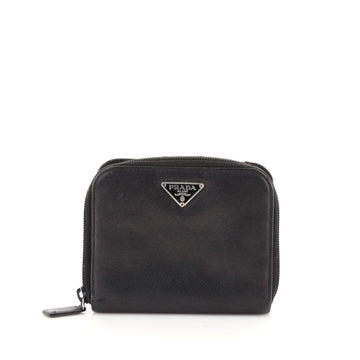 Prada Zip Around Wallet Saffiano Leather Small