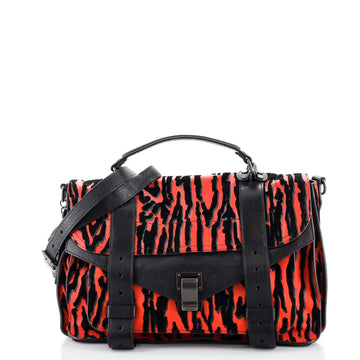 Proenza Schouler PS1 Satchel Printed Leather Medium