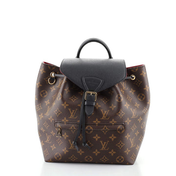 Louis Vuitton Montsouris Backpack NM Monogram Canvas with Leather PM