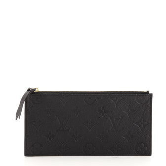 Louis Vuitton Felicie Zip Pouch Insert Monogram Empreinte Leather