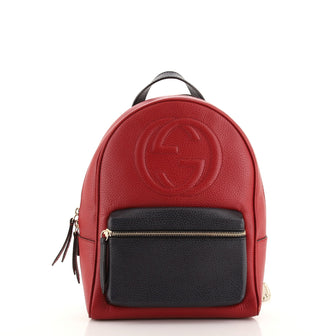 Gucci Soho Chain Backpack Leather