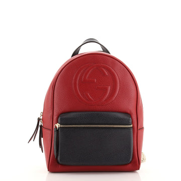 Gucci Soho Chain Backpack Leather