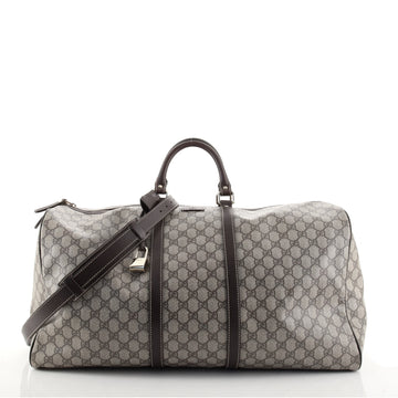 Gucci Carry On Convertible Duffle Bag GG Coated Canvas Medium