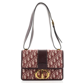 Christian Dior 30 Montaigne Flap Bag Oblique Canvas
