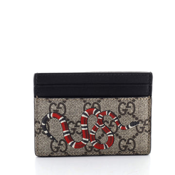 Gucci Card Holder Printed GG Coated Canvas
