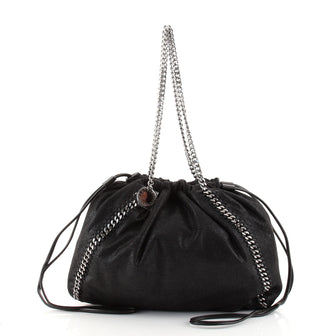 Stella McCartney Falabella Drawstring Tote Shaggy Deer Large