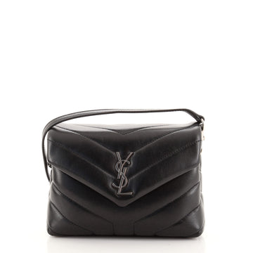 Saint Laurent LouLou Shoulder Bag Matelasse Chevron Leather Toy