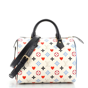Louis Vuitton Speedy Bandouliere Bag Limited Edition Game On Multicolor Monogram 25
