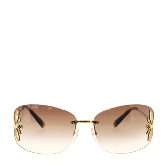 Louis Vuitton Lily Rimless Sunglasses Metal
