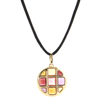 Cartier Pasha de Cartier Cord Pendant Necklace 18k Yellow Gold and Multi Gemstones