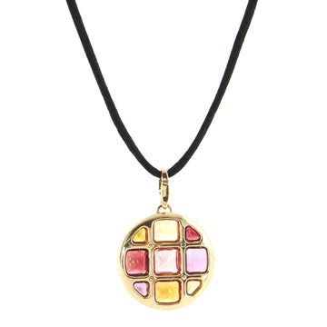 Cartier Pasha de Cartier Cord Pendant Necklace 18k Yellow Gold and Multi Gemstones